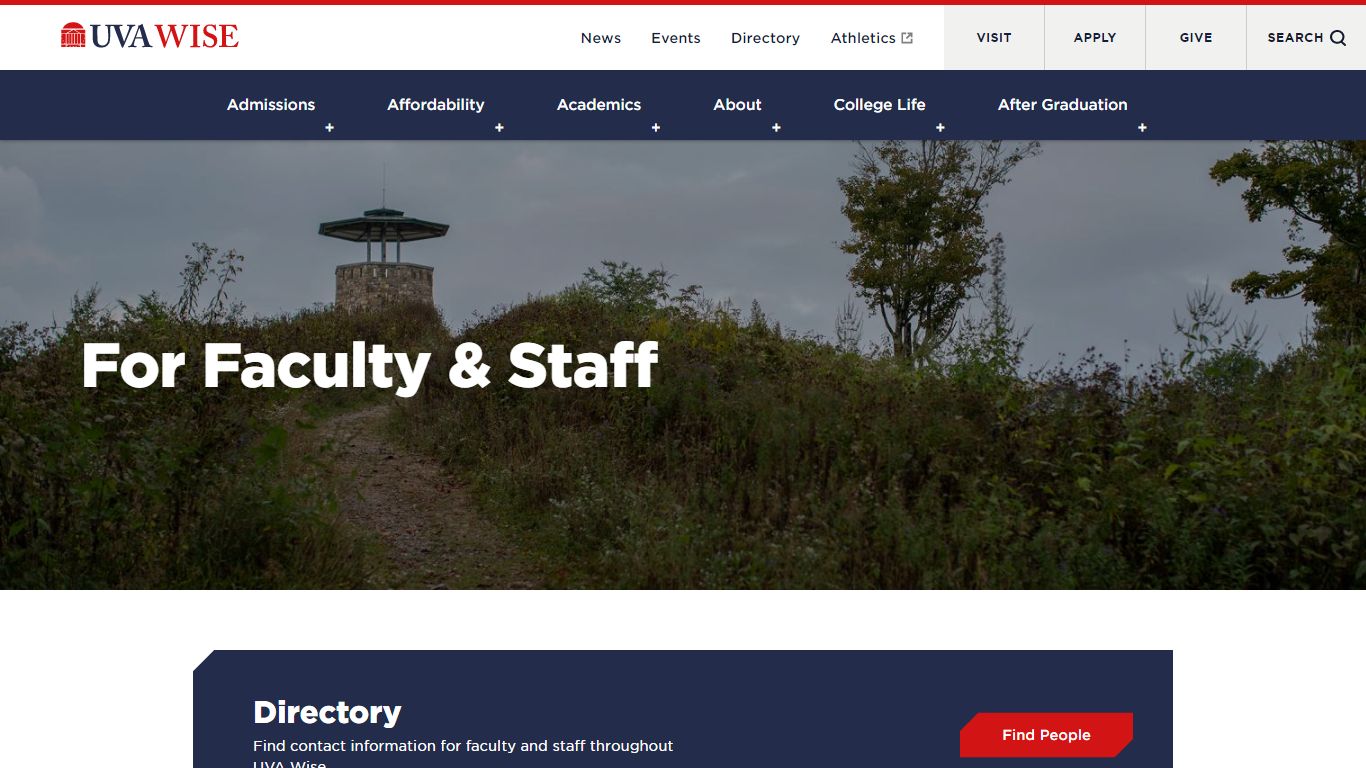 For Faculty & Staff | UVA Wise